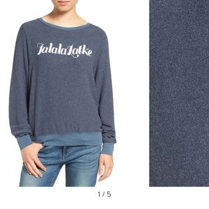 Wildfox HanukkahPassoverPurim 🫓 falalalatke sweater ✡️ XS tags are removed‼️